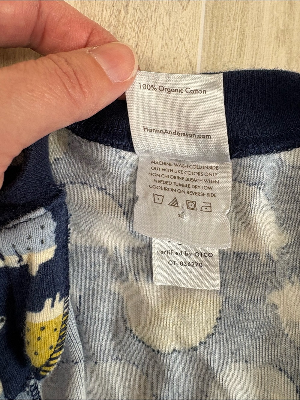 Hanna Andersson Hedgehogs on Navy Print Knit Kids One-Piece Scandi Whimsical EUC - Picture 5 of 8